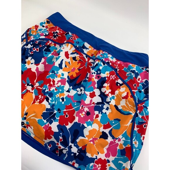 Lands End Quick Dry Board Skort Swim Skirt 514173 Mulit Floral Womens Plus 20W - Picture 6 of 10